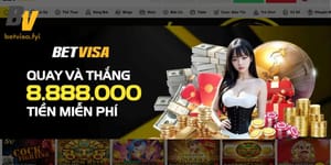 Giao diện vòng quay miễn phí tại betvisa app